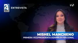 "El caso Progen será tratado en el Pleno de la Asamblea Nacional en el momento oportuno" indicó Mishel Mancheno, primera vicepresidenta de la Asamblea Nacional, sobre la fiscalización al Caso Progen.