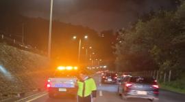 Una emergencia vial ocurrió en el sector de la Granda Centeno, en el norte de Quito