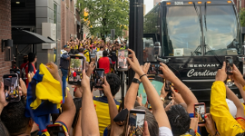 La Tri recibe el respaldo de hinchas ecuatorianos en Columbus, Ohio