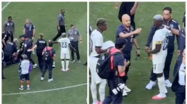 Moisés Caicedo protegió a un aficionado guatemalteco de los guardias de seguridad