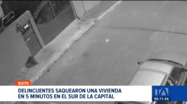 Delincuente robaron una vivienda en el sector de Santospamba aprovechando la ausencia de sus propietarios. Las pérdidas superan los USD 7 mil. Un reportaje de Gustavo Jaramillo
