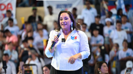Gabriela Rivadeneira es la presidenta de la Revolución Ciudadana.