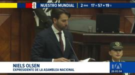 Su decisión coincide con el anuncio de precandidaturas de ADN, donde se postularía para la Alcaldía de Guayaquil. Un reportaje de Karen Haro
