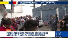 Familias de la institución realizaron un plantón para exigir justicia por presuntos casos de abuso sexual. Acusan al personal administrativo de negligencia. Un reportaje de Nathalie Jiménez