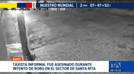 Un ciudadano de 45 años perdió la vida en el sector de Santa Rita tras ser atacado con armas de fuego por delincuentes que intentaron robar su auto. Un reportaje de Gustavo Jaramillo