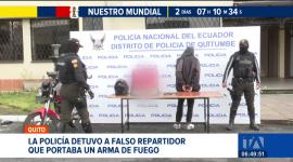 Operativos y detenciones en el Distrito Quitumbe logra captura de falso repartidor armado y una pareja de microtraficantes. Un reportaje de Nathalie Jiménez