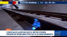 Concejales expresaron su preocupación ante posibles fallas técnicas acumuladas durante los meses en que el Metro de Quito operó sin soporte. Un reportaje de Stephany Paz