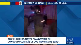 En un operativo de control nocturno, la AMC intervino un masivo evento que no contaba con los permisos de funcionamiento obligatorios. Un reportaje de Nathalie Jiménez