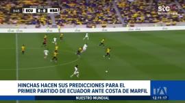 Los aficionados compartieron sus predicciones y su respaldo al equipo previo a su primer encuentro en el torneo mundialista.