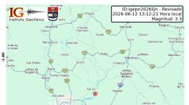El Instituto Geofísico reportó un temblor en Guayas