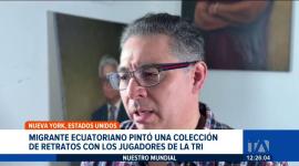 Se trata de Walter Campo Verde, un ciudadano dedicado al sector de la construcción y pintor por vocación en Estados Unidos. Un reportaje de Alcibíades Onofre