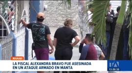 Manabí vuelve a ser escenario del crimen organizado tras el violento asesinato de la funcionaria judicial y su familiar en los exteriores de un restaurante.