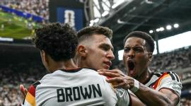 Selección de Alemania festeja la victoria 7-1 ante Curazao en el debut del Mundial 2026.