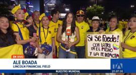 Ecuatorianos que hicieron presencia en el partido debut de la selección ecuatoriana en el Mundial 2026 señalan mantener la fe y pasar la fase de grupos. Un reportaje de Ale Boada