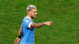Giorgin De Arrascaeta, jugador de la Selección de Uruguay.