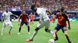 España y Cabo Verde terminaron el encuentro sin goles en el Estadio de Atlanta.