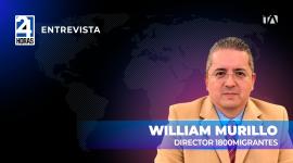 "Casi USD 6 000 millones ingresan a Ecuador desde EE. UU. por concepto de remesas" señaló William Murillo, director de 1800 Migrantes, sobre las remesas.