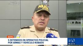 Agentes policiales neutralizaron a un grupo de ciudadanos en actitud sospechosa. Durante las requisas se decomisaron cuatro armas de fuego. Un reportaje de Nathalie Jiménez
