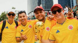 Colombia ya se hace sentir en México: multitudinario banderazo antes del debut mundialista