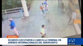 Autoridades confirmaron la detención de dos menores de edad como autores materiales del crimen registrado en el Aeropuerto de Guayaquil. Un reportaje de Astrid Singre