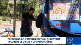 Moradores del norte y sur de Quito expresaron preocupación  luego de conocerse de la suspensión de obras viales necesarias para sus sectores. Un reportaje de Brigette Mancheno