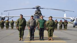 Noboa realizó la entrega de aeronaves al Ejército ecuatoriano en Santa Elena.