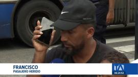 Un articulado de Metrovía perdió el control y causó un accidente vial. El impacto afectó a cuatro vehículos particulares y dejó varias personas heridas. Un reportaje de Jazmín Solís