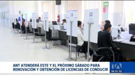 La Agencia Nacional de Tránsito anunció la apertura de sus oficinas en jornadas especiales de fin de semana para agilitar la emisión de licencias. Un reportaje de Juan Miguel Rodríguez