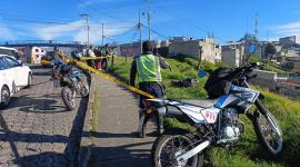La Policía Nacional llegó hasta La Forestal para realizar el levantamiento de un cadáver.