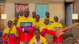 Nansana Kids Uganda conquistan al mundo bailando música ecuatoriana
