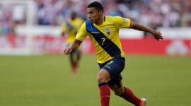 Jefferson Montero con la selección de Ecuador en la Copa América 2016.