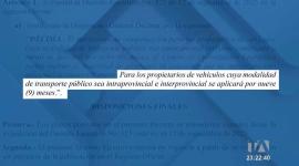 El beneficio se otorga a los sectores inter e intraprovincial para amortiguar el impacto del incremento en los costos operativos. Un reportaje de Bernarda Cevallos