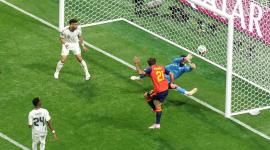 Oyarzabal anota el gol para España en el partido ante Arabia Saudita en el Mundial 2026.