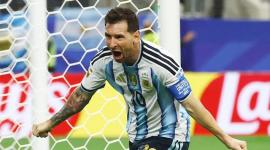 Leonel Messi, capitan de Argentina, se convirtió en el máximo goleador en un Mundial.