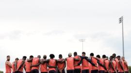 La selección de Ecuador realizó su último entrenamiento en Columbus, previo al partido con Alemania.