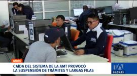 Usuarios reportaron la suspensión imprevista de la atención en los centros de matriculación y revisión técnica de Quito. Un colapso informático causó el inconveniente. Un reportaje de Juan Miguel Rodríguez