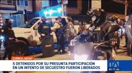 En Cuenca, una jueza deja en libertad a cinco sospechosos de intento de secuestro. Se argumentó que la Policía cometió errores de procedimiento en el parte. Un reportaje de Iván Rodríguez