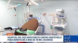 Una inversión de más de USD 20 000 permitió concluir la primera fase de intervención integral en el área de maternidad del Hospital del IESS San Francisco que busca beneficiar a 18 000 afiliadas.