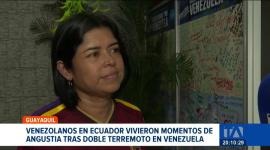 Ciudadanos radicados en Ecuador vivieron incertidumbre por el doble terremoto del miércoles. Reciben donaciones para los afectados. Un reportaje de Bernarda Cevallos