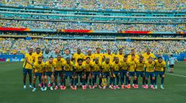 La selección de Ecuador previo al partido ante Alemania en el Mundial 2026.