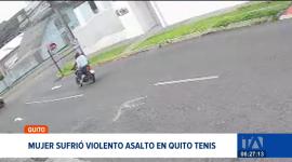Dos hombres acorralaron a la víctima y, tras quitarle sus pertenencias, la golpearon utilizando una motocicleta en el que escaparon. Un reportaje de Juan Miguel Rodríguez