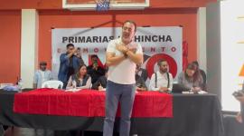 El actual alcalde de la capital, buscará la reelección por el movimiento Amigo, lista 16.