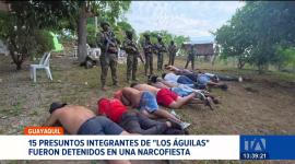 Una incursión militar en Guayaquil permitió desarticular una narcofiesta. Las autoridades confirmaron la detención de 15 presuntos miembros de "Los Águilas". Un reportaje de Jazmín Solís