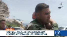 A cinco días del doble terremoto en Venezuela, las labores de búsqueda dejan milagros entre los escombros. El trabajo conjunto con equipos internacionales salvan vidas. Un reportaje de Jazmín Solís