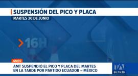 La Agencia Metropolitana de Tránsito confirmó la suspensión de la restricción vehicular para facilitar la movilidad por el partido de 16avos de final de Ecuador. Un reportaje de Stephany Paz