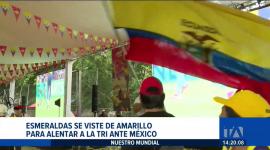 Pantallas gigantes y diversos preparativos están en marcha en la provincia verde para recibir a la hinchada y alentar a la selección ecuatoriana. Un reportaje de Gregory Rosero
