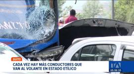 La AMT reportó que en los primeros seis meses del año se registró un incremento de choferes manejando bajo los efectos del alcohol. Un reportaje de Stephany Paz