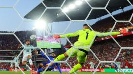 Gol de Josko Gvardiol a Portugal que fue anulado por posición adelantada.