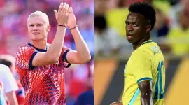 Vinícius Jr. y Erling Haaland se enfrentarán por primera vez en un Mundial.