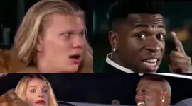 Haaland y Vinícius se sumaron al fenómeno viral inspirado en una popular comedia.